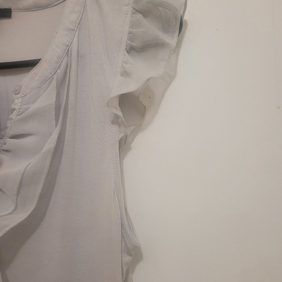 Jacob Brand Ruffle Sleeveless Top – Size Medium - Picture 5 of 6